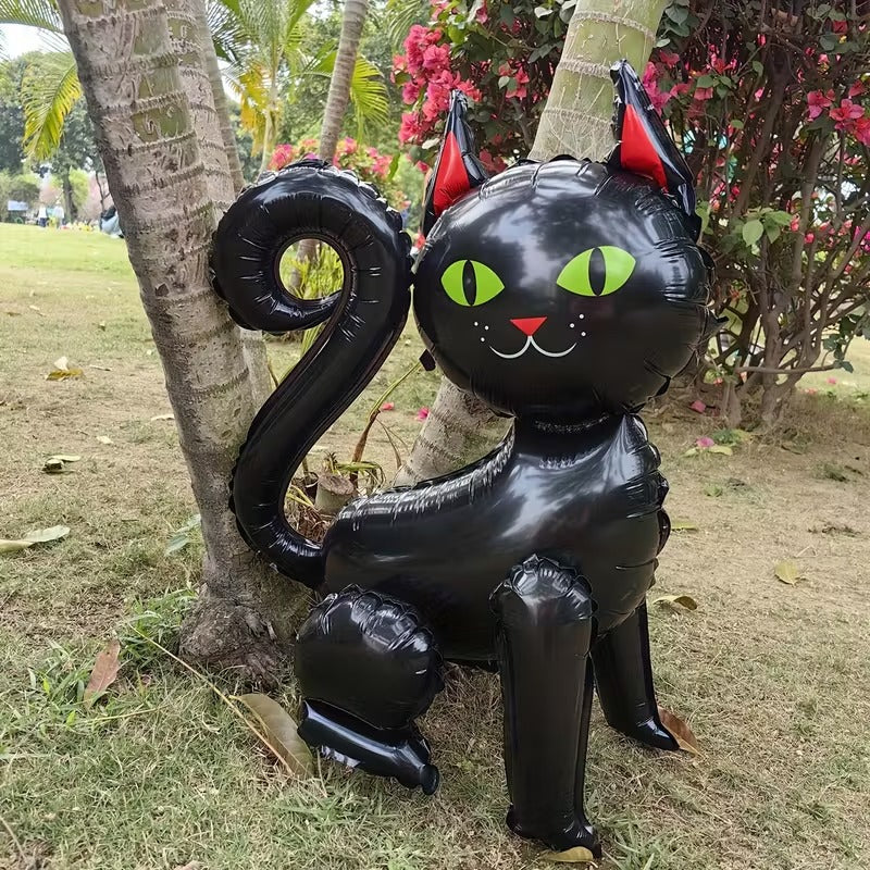 Black Cat Foil Balloons Party Decoration Set (2pcs)