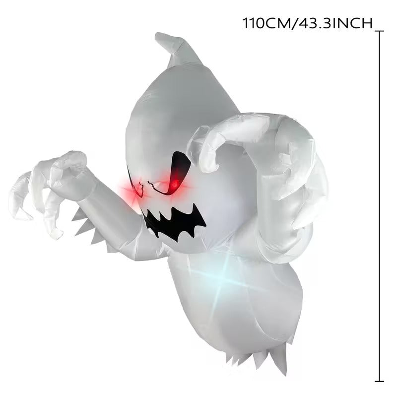 Inflatable Halloween Ghost with LED Lights