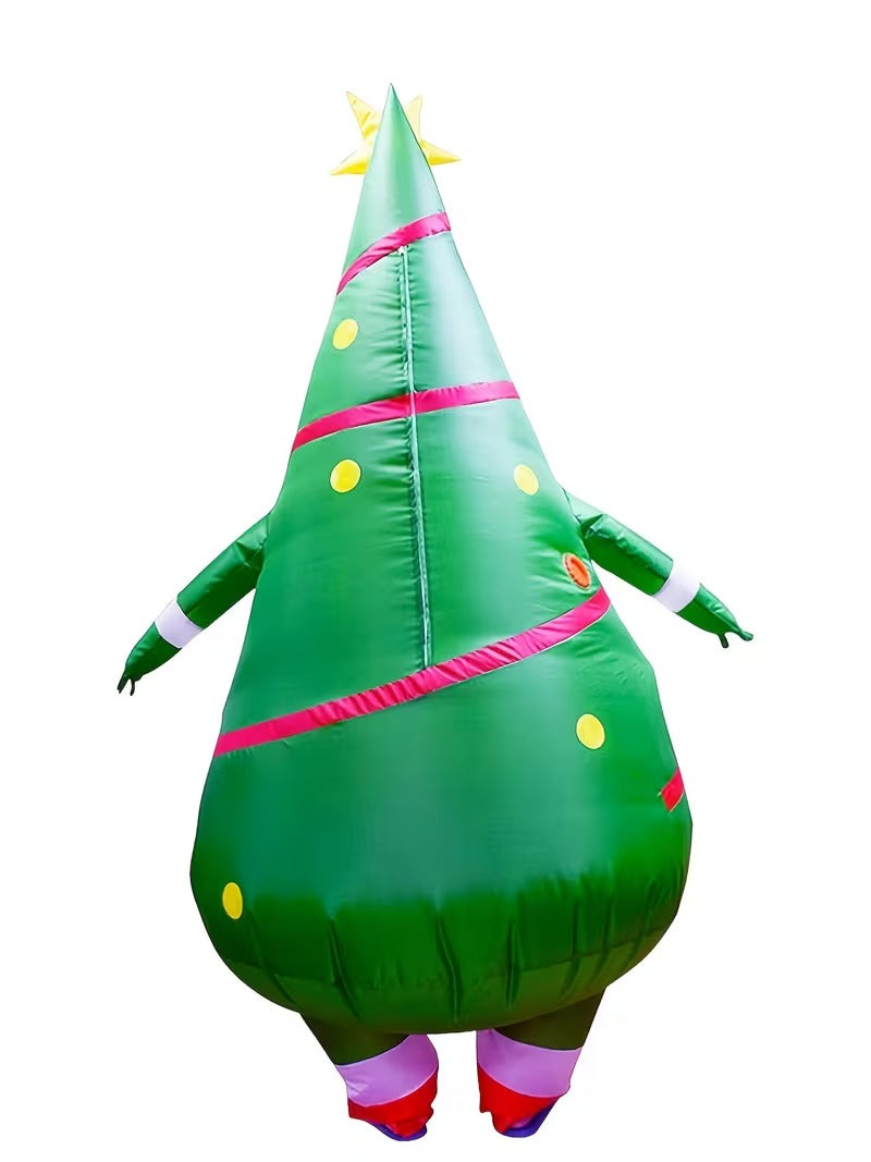 Men's Inflatable Christmas Tree Costume Full Set