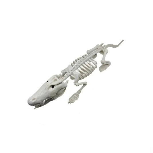 Crocodile Skeleton Halloween Garden Statue