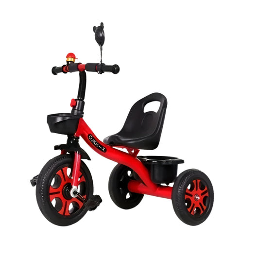 Youngsters Tricycle Push Handle Stainless Steel Frame
