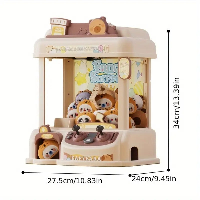 Capybara Toy Claw Machine with Plush Prizes