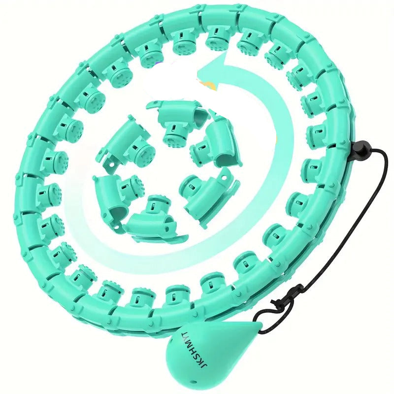 Weighted Fitness Hoop with Massage Points