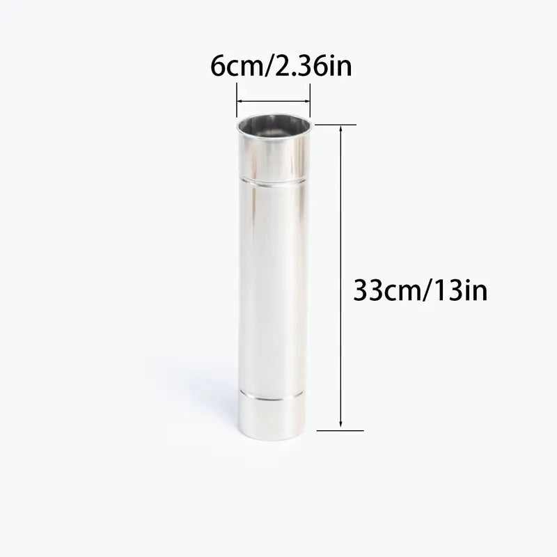 Portable Foldable Wood Stove with 7 Chimneys