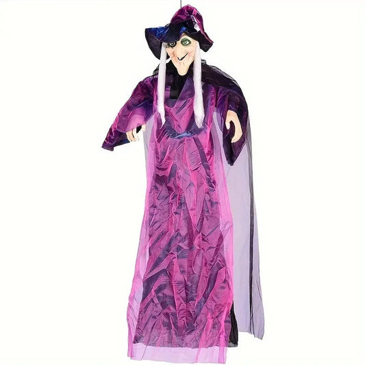 Spooky Halloween Witch Decor Voice Activated