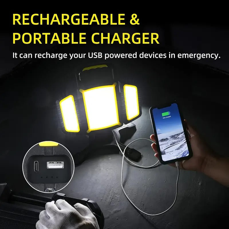 Magnetic Portable LED Work Light Rechargeable