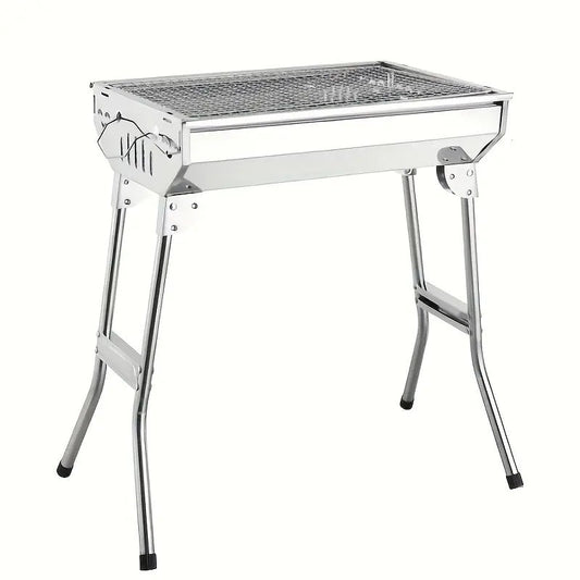 Portable Foldable Stainless Steel Grill for Outdoor Use