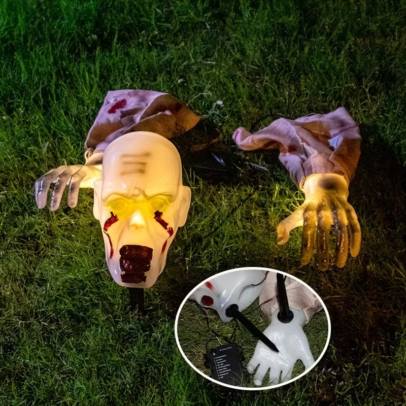 Glowing Zombie Groundbreaker Halloween Decoration