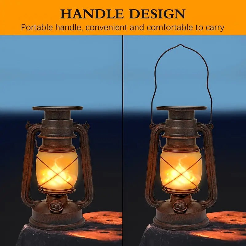 Solar Vintage Horse Lantern (2PCS)