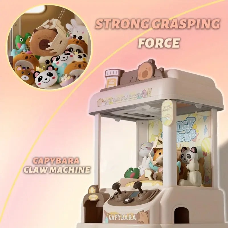 Capybara Toy Claw Machine with Plush Prizes