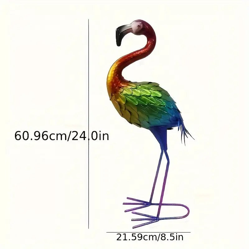 Garden Crane Statue Outdoor Heron Bird Sculpture