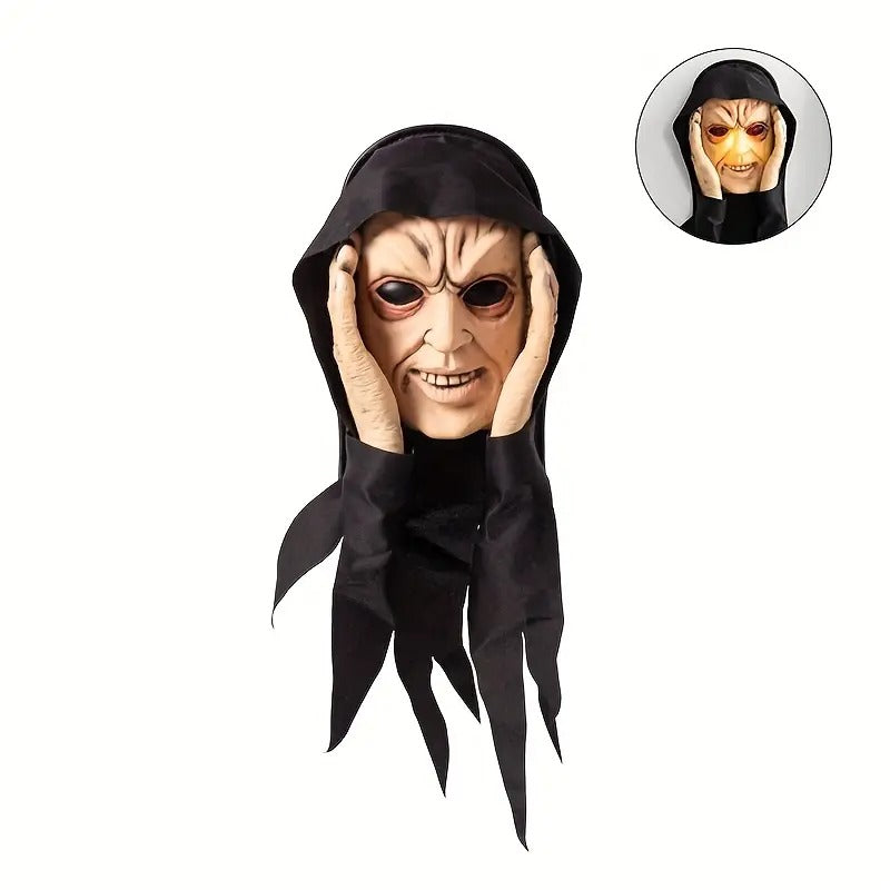 Witch Hanging Decoration Glowing Eyes