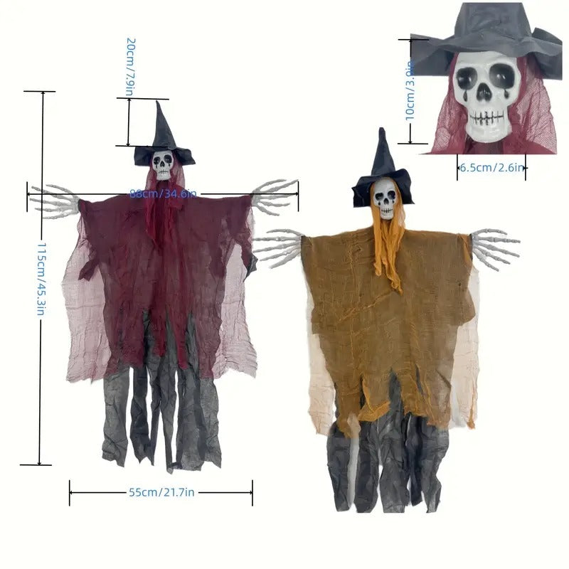 Halloween Skeleton Grim Reaper Hanging Decorations (2pcs)