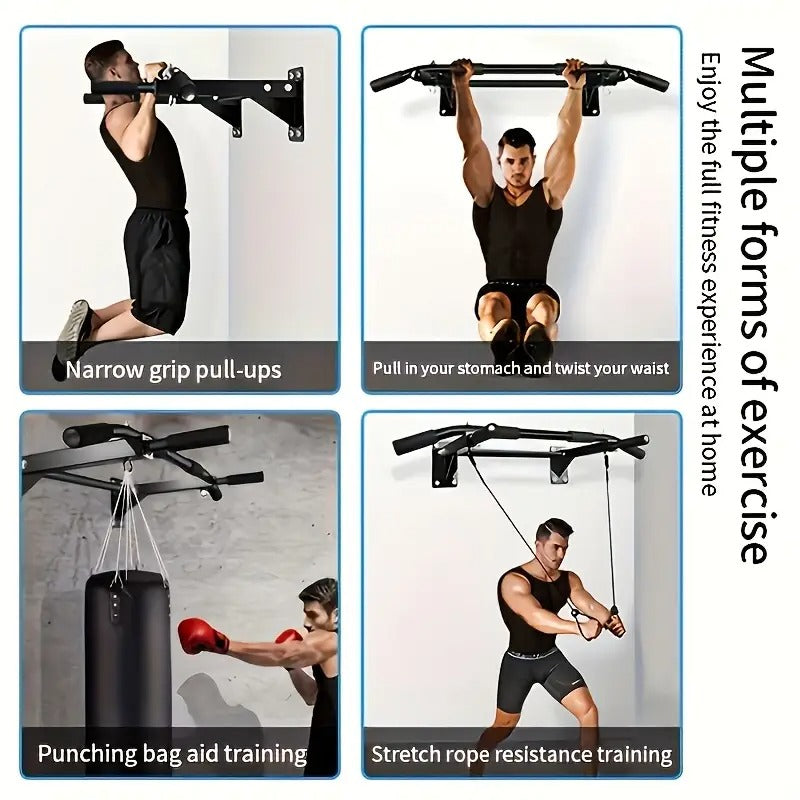 Wall Mounted Pull-Up Bar for Home Fitness