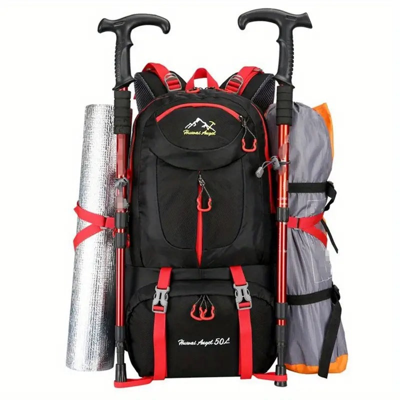 Climbing Backpack Hard Shell Nylon with Utility Pocket