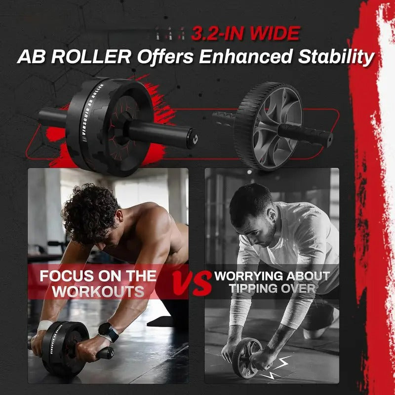 Core Abdominal Wheel Roller with Knee Pad