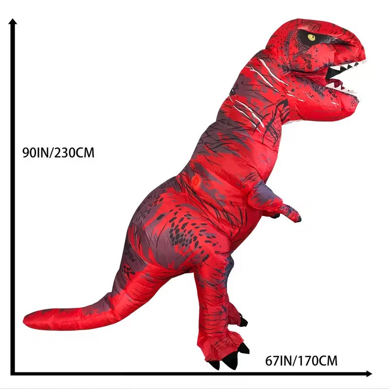T-Rex Costume Red Dinosaur Suit