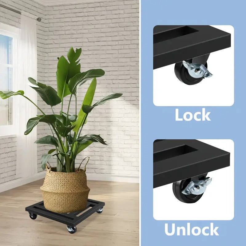 Lockable Wheel Plant Tray