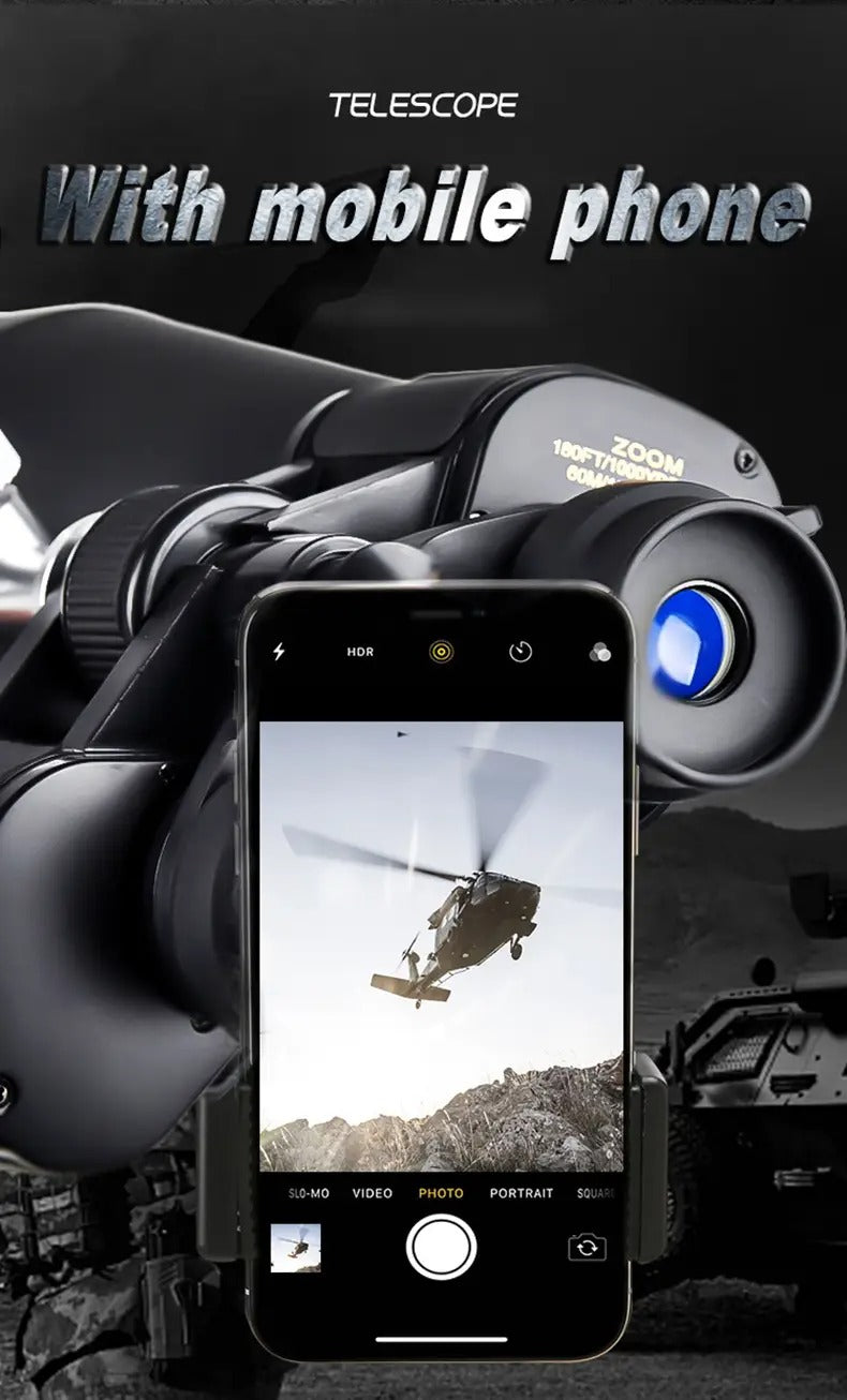 Binoculars Long Range with Phone Mount