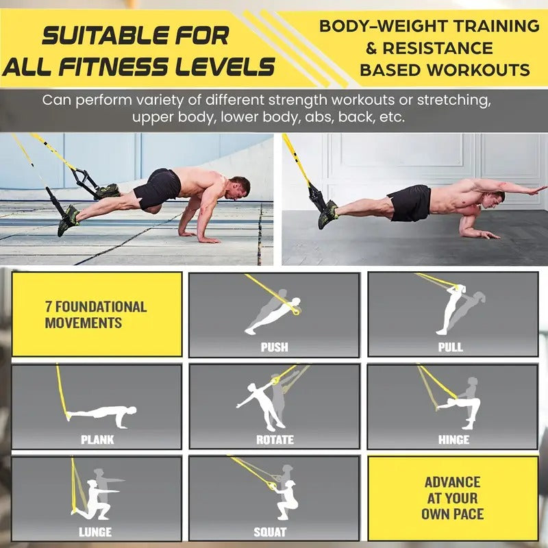 Gym Resistance Training Kit Full Body Workout