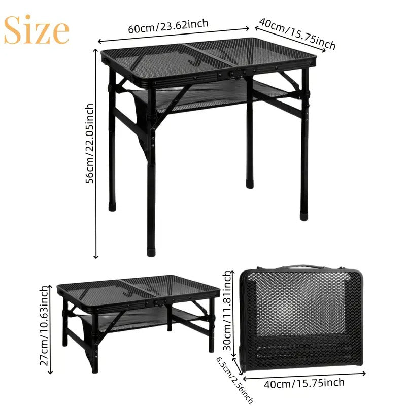 Black Metal Casual Side Table