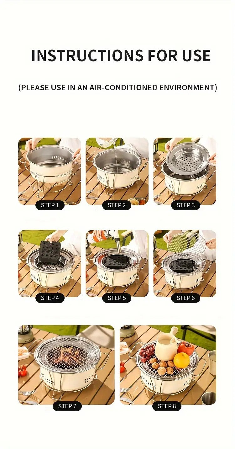 BBQ Grill Portable Tabletop