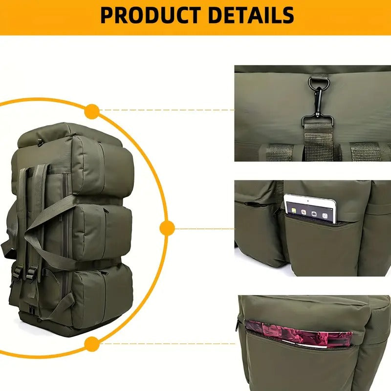 Outdoor Hiking Camping Backpack with Utility Pockets