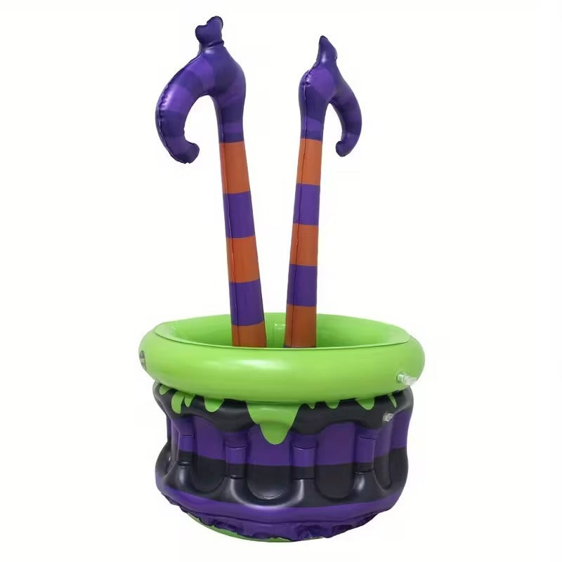 Inflatable Witch Bucket Halloween Party Cooler