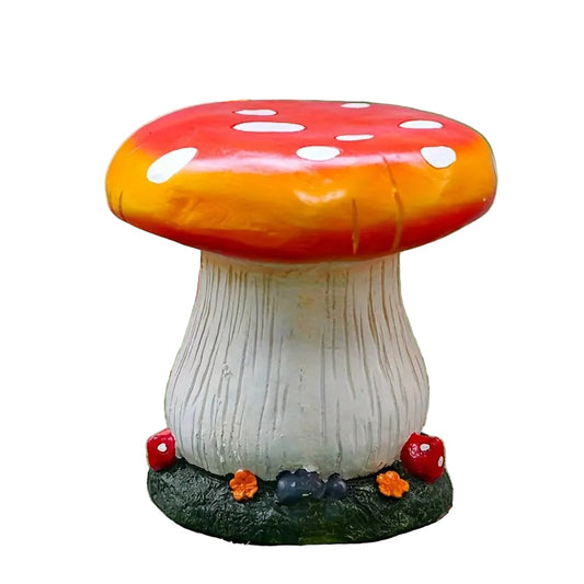 Resin Mushroom Garden Stool Outdoor Seating