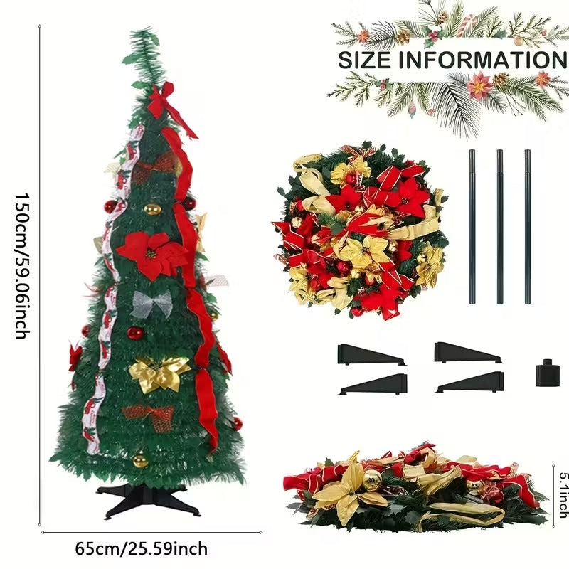 Pop-Up Foldable Pine Christmas Tree