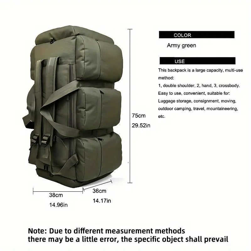 Outdoor Hiking Camping Backpack with Utility Pockets