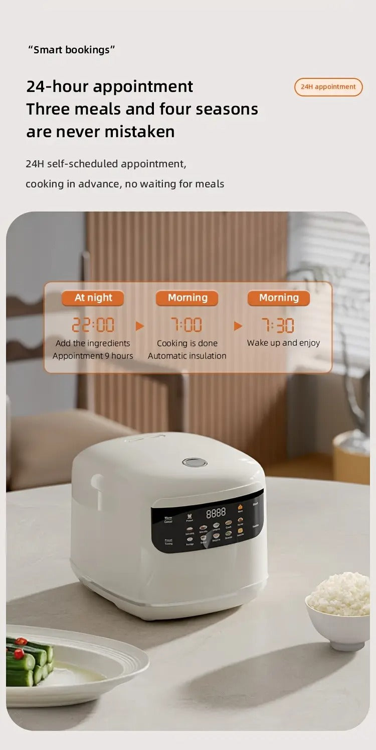 Mini Rice Cooker with Timer