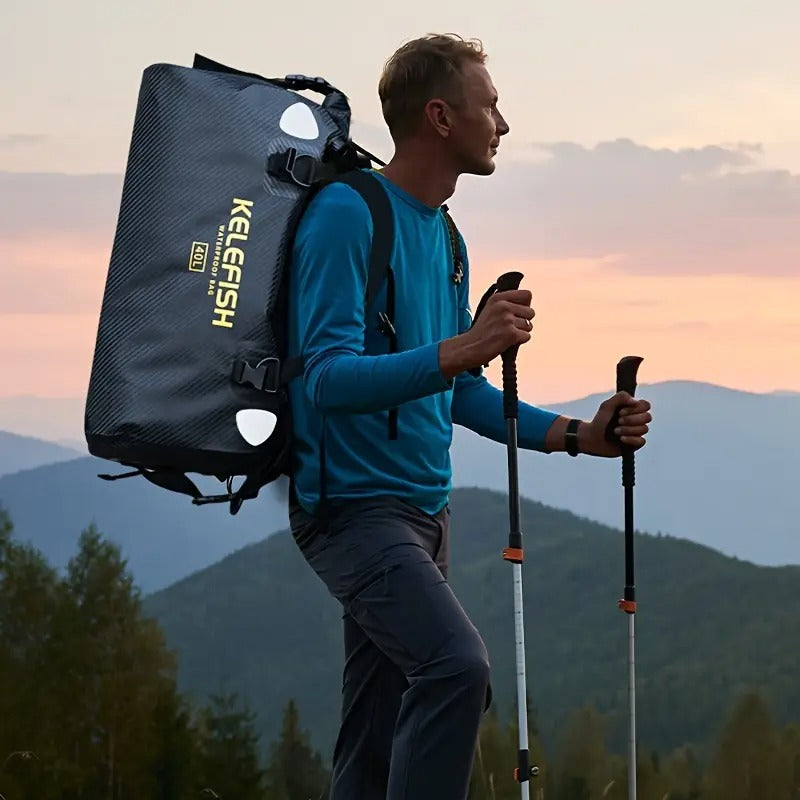 Waterproof Duffel Bag Roll Top Dry Saddlebag