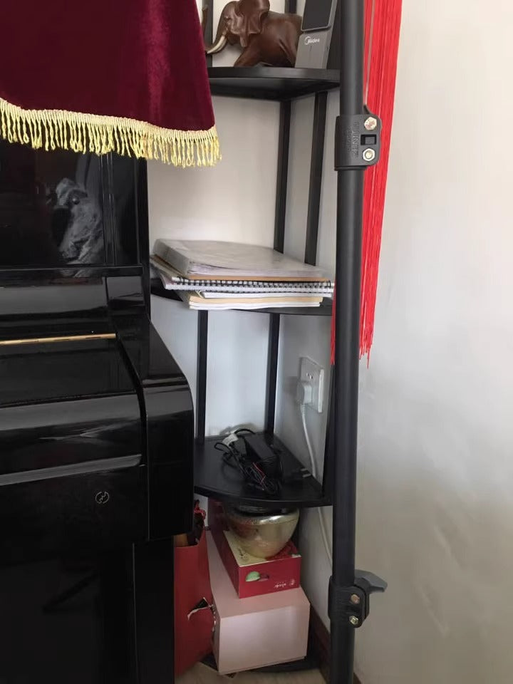 Corner Floor Bookshelf Display Rack