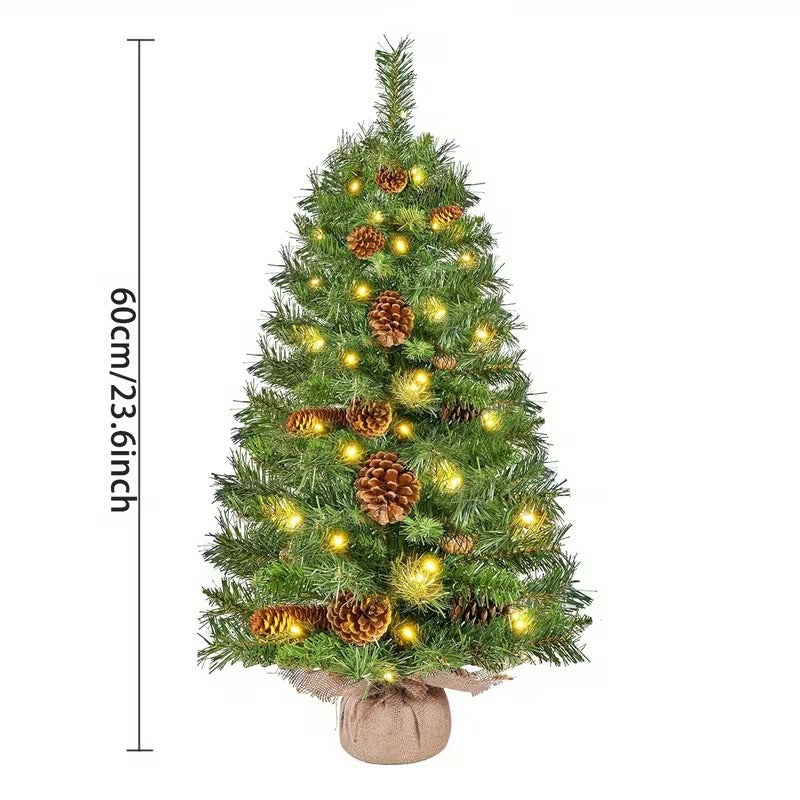 Pre-Lit Mini Tabletop Christmas Tree