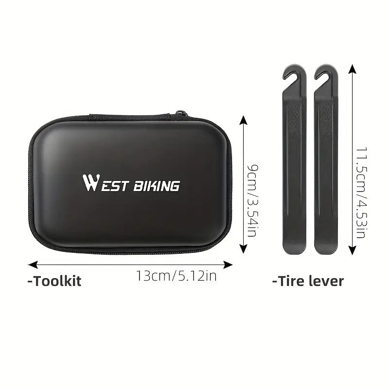 Bike Repair Tool Kit with Pump and Bag