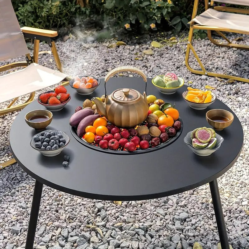 Charcoal Grill Outdoor Iron Camping Stove