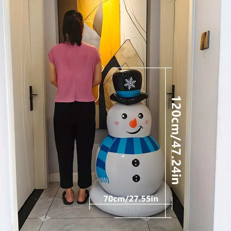 Inflatable Snowman Christmas Yard Decoration