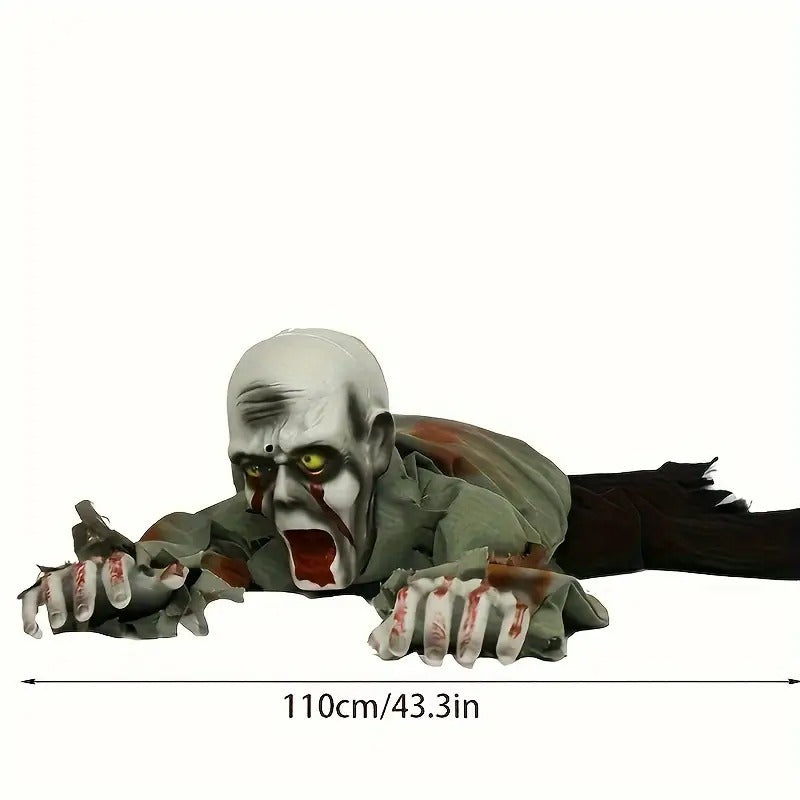 Halloween Crawling Zombie Animated Decoration