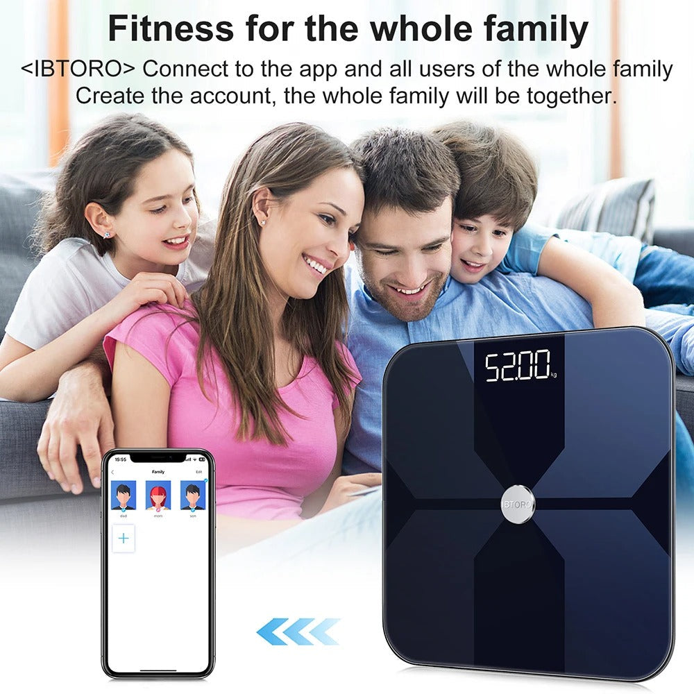 Body Fat Scale Smart Digital WiFi Bluetooth