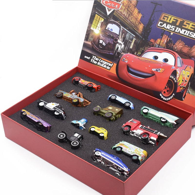 Pixar Cars 3 Metal Diecast Car Model Toy Gift Set Lightning McQueen Jackson Mack Uncle Truck Boy Birthday Toys Gift