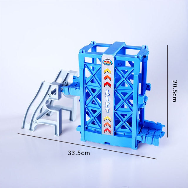 Magical Tracks Luminous Racing Track Car With Colored Lights DIY Plastic Glowing In The Dark Creative Toys For Kids