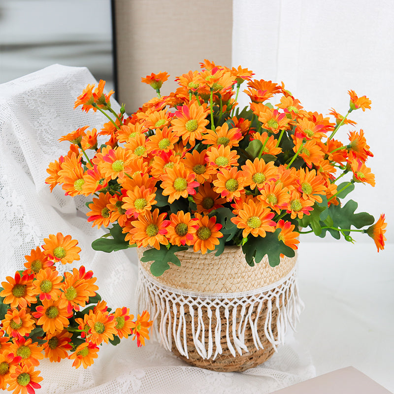 Artificial Flowers  Plants  31cm Sun Flower Colorful  Small Daisy Silk Home  Garden Decoration Chrysanthemum Wedding DIY Party