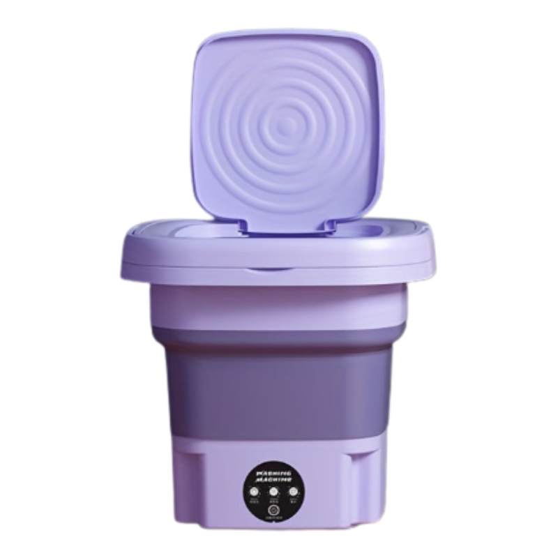 Collapsible Mini Washing Machine 8L for Travel & Home