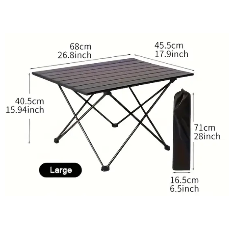 Aluminum Table for Camping Folding Picnic BBQ Outdoor