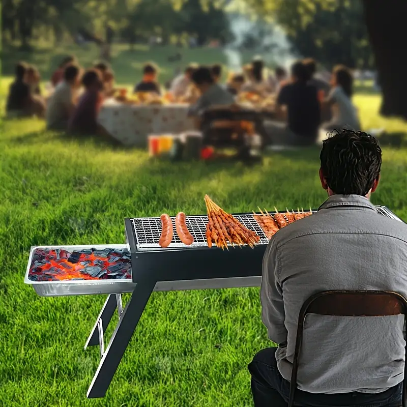 Iron Camping Stove Outdoor BBQ Grill