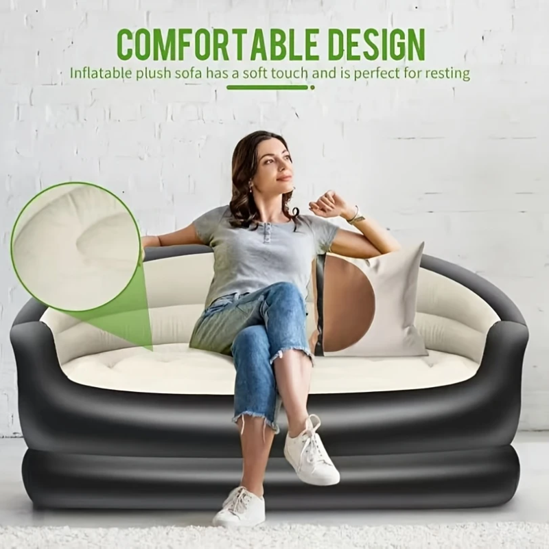Inflatable Sofa with Foot Pump (2-Person)