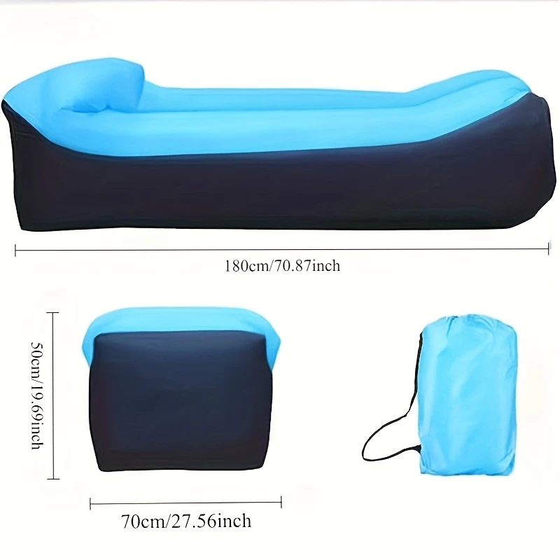 Inflatable Outdoor Sofa with Pillow for Camping