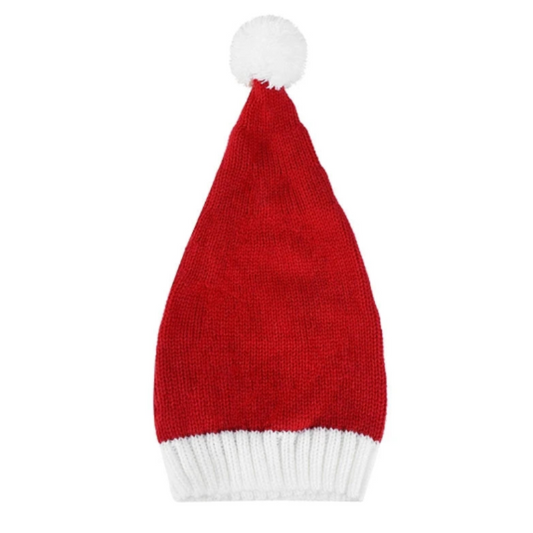 Mom & Baby Set Knitted Christmas Hat Pompom Santa Beanie