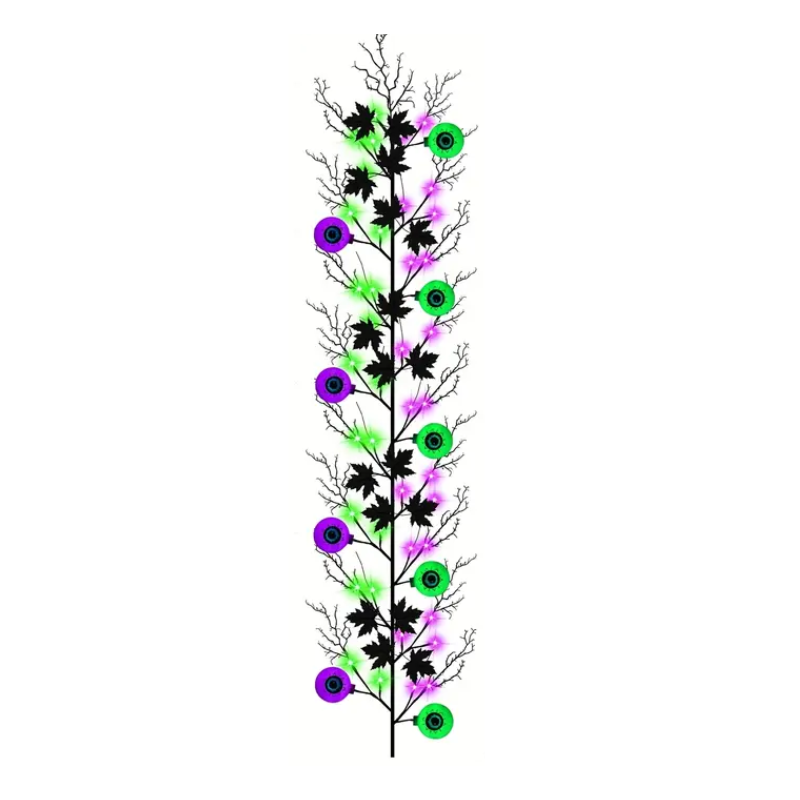 Halloween Willow Vine Garland with 54 LED Lights